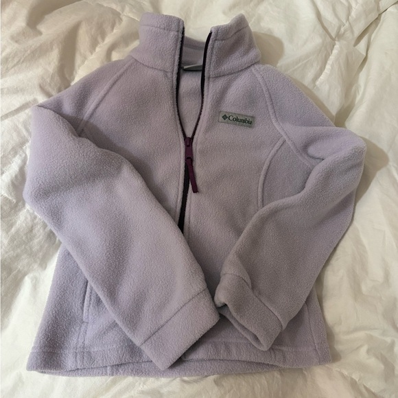 Columbia Kids Lavender Fleece Jacket - Picture 1 of 3